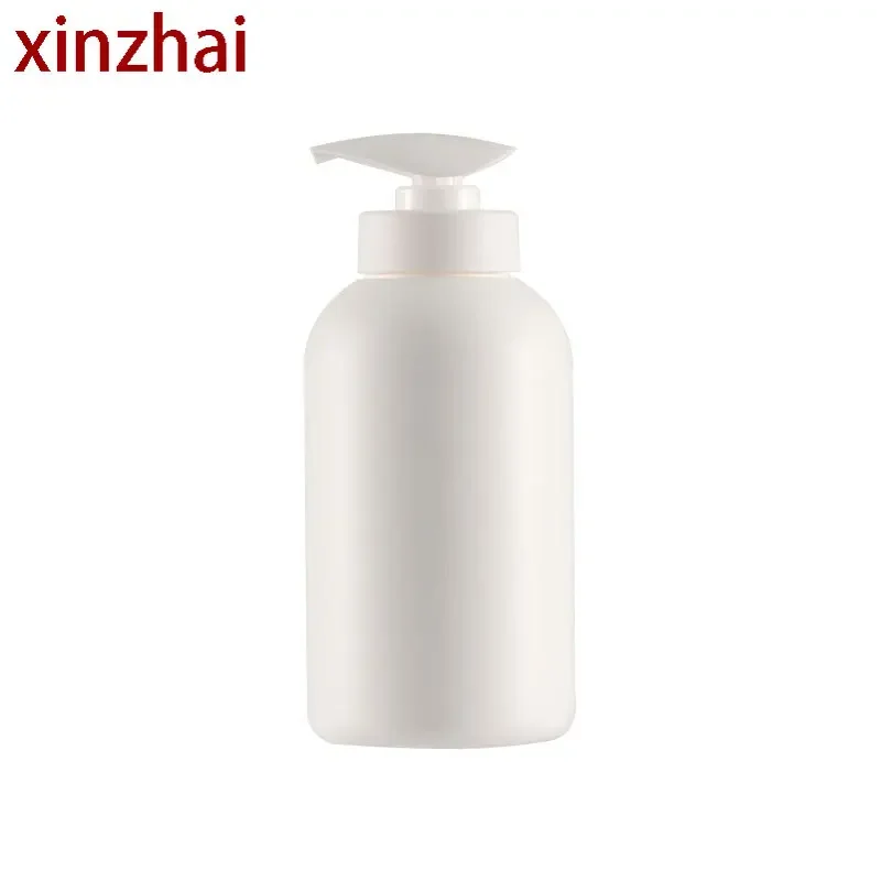 White plastic 300ml shower gel bottle, lotion press bottle 500ml shampoo and conditioner dispenser shampoo dispenser