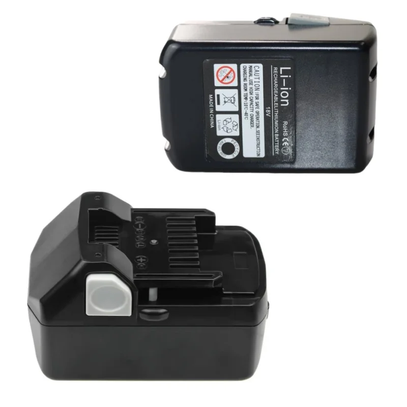 18V 6,0/8,0/10.0Ah batería de iones de litio Akku-bohrschrauber Werkzeug akku lote Hitachi BCL1815 EBM1830 BSL1840 led-anzeige