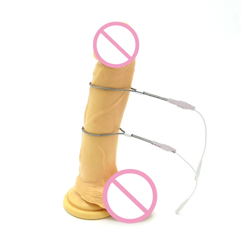 صدمة كهربائية ToyPenis حلقة الخصية الحلقات حشفة الكهربائية تحفيز الديك العلاج تكبير الرجال الاستمناء تأخير لعبة الجنس ملحق