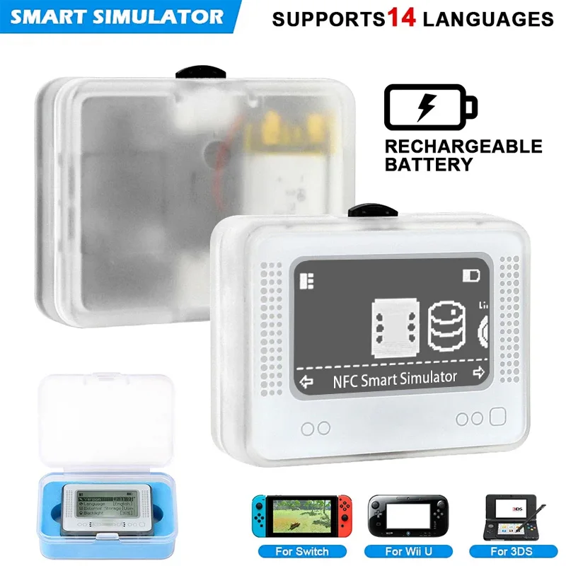 For Amiibo NFC Pixl Emulator Simulator Chargeable Bluetooth Intelligent Simulator for Switch2/Switch WiiU 3DS Game Accessories image 4