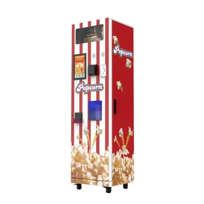 Оптовая заводская цена, большая емкость, высокое восстановление, коммерческая машина для попкорна, 24/7, машина для попкорна самообслуживания
