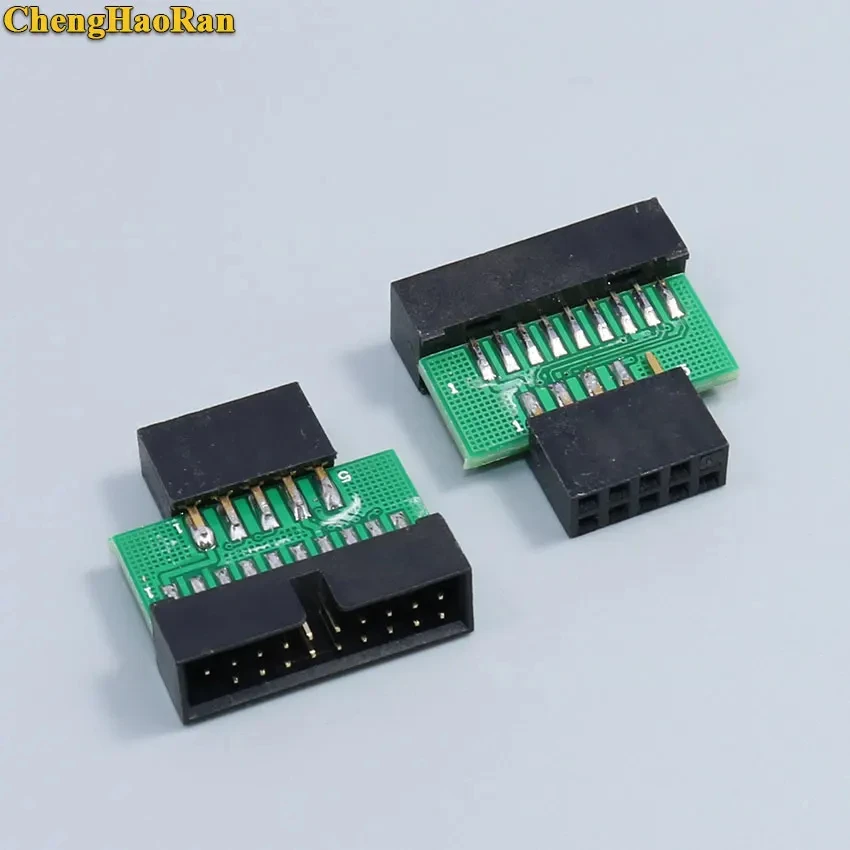 1PC Motherboard USB 9Pin to 19Pin Interface Header Splitter Extension Cable Adapter 20Pin to 9Pin HUB USB 2.0 Connector for PC