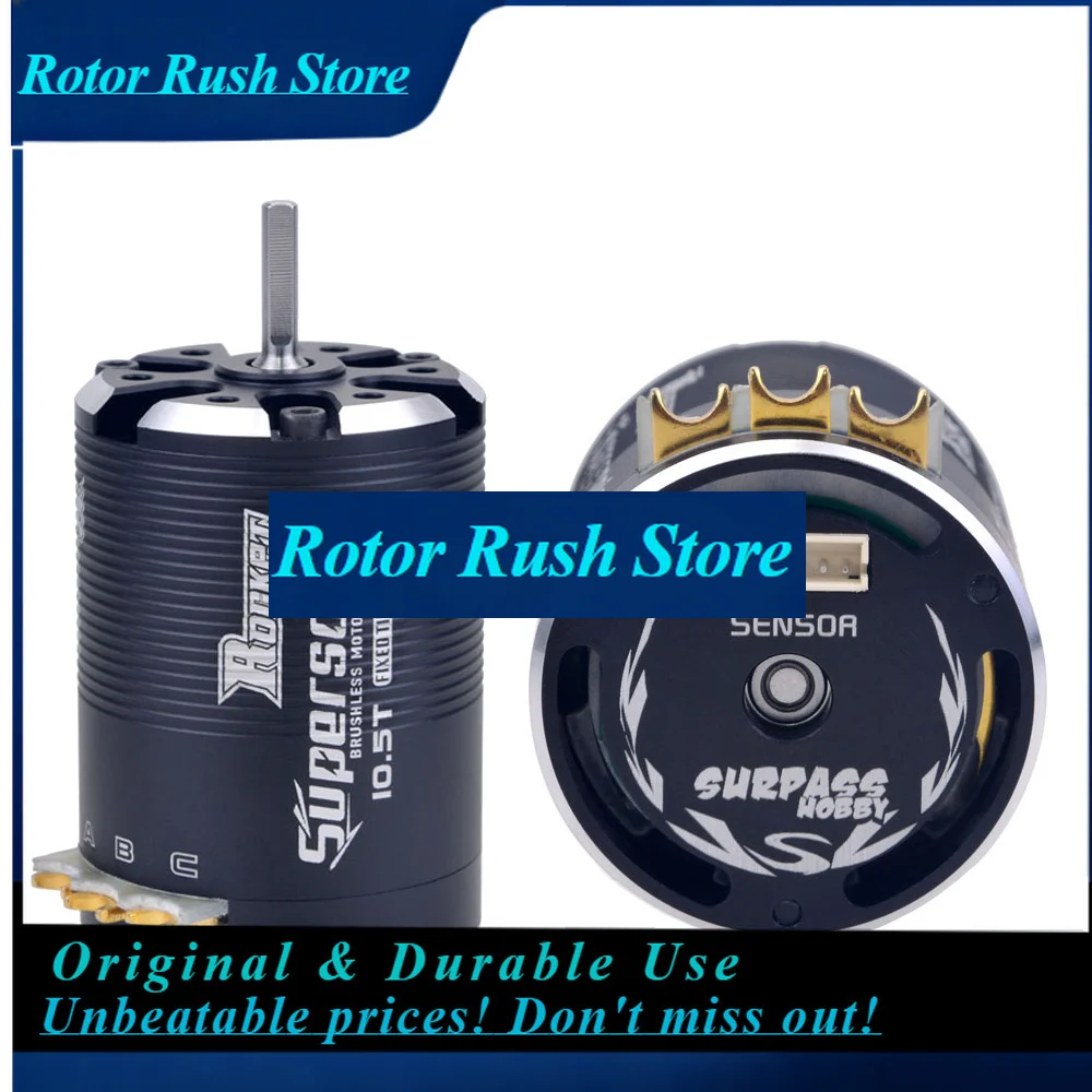 RoRuSSurpass Hobby Rocket Supersonic 540 1-3S 250W 2-poles Sensored Brushless Modified/ Spec Motor 3.175mm Shaft For 1/10 RC Car