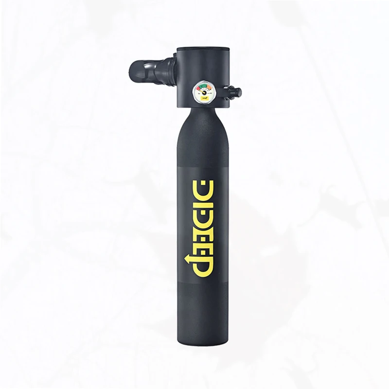 0.5L Portable Scuba Diving Equipment Oxygen Tank Air Cylinder 4500PSI Pressure Gauge Instrument Diving Equipment