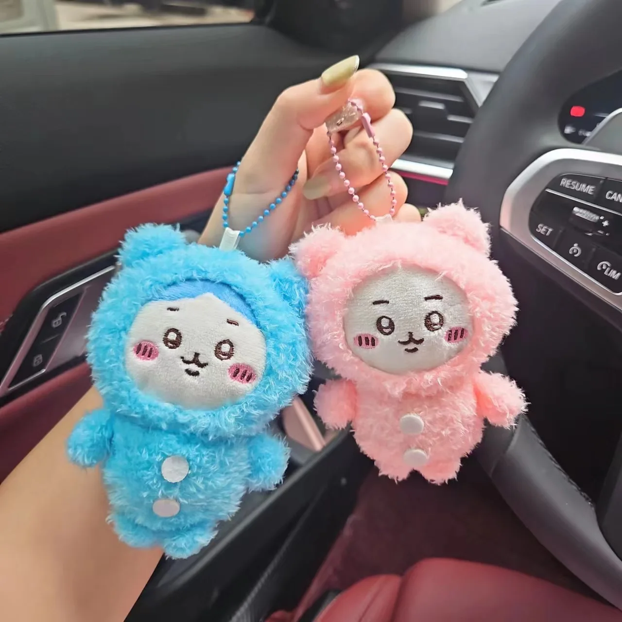 New Chiikawa Plush Doll Keychain Pyjamas Hachi Usachi Small Feet Pendant Self-deprecating Bear Cute Plush Doll Backpack Pendant