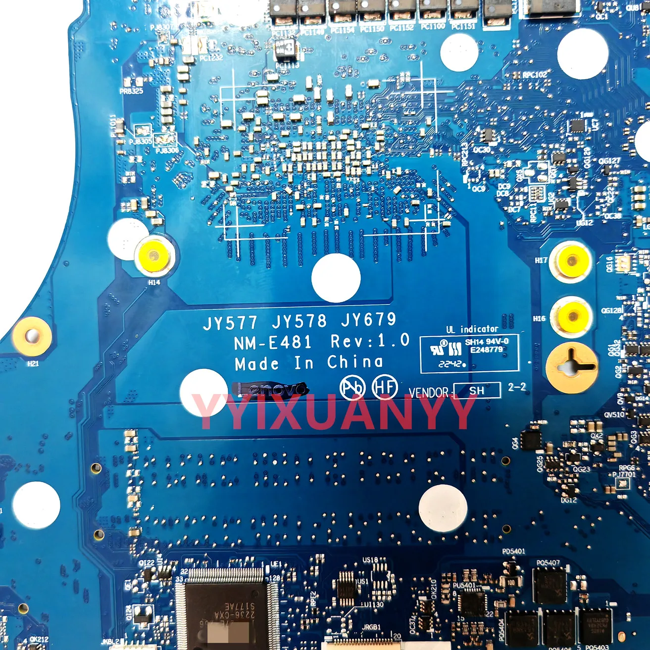 Imagem -05 - Placa-mãe Portátil para Lenovo Legion Nm-e481 Cpu r7 6800h Gpu: Rtx3050 Rtx3050ti Teste 100 Original 15arh7
