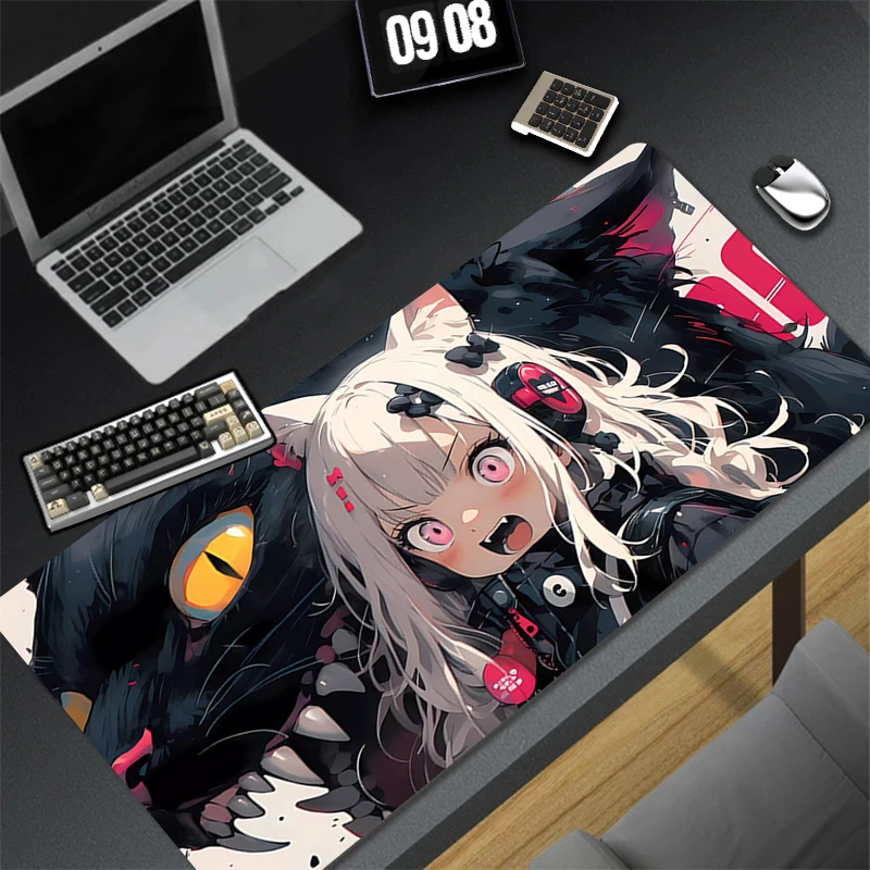 

Pattern Game HD Mousepad Pad Rubber Mouse Mat Desk Gaming Non Slip Table Mat PC Gamer Cabinet Mousepad Anime Girl Keyboard Pad
