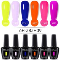 NAILCO 15ml Summer Color Series Gel Nail Polish Set 6pcs Vernis Semi Permanent Nail Polish Kit Hybrid Varnish All For Manicure