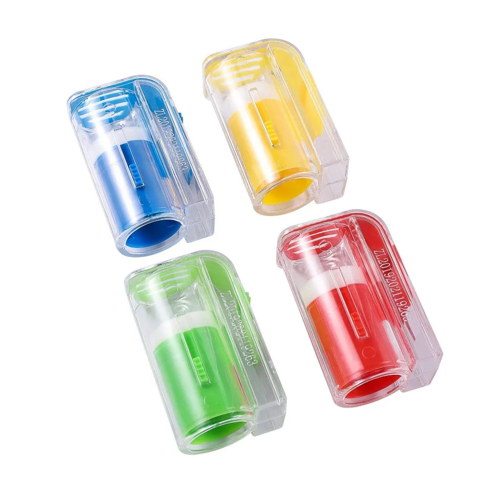 Creative Plastic Queen Bee Marking Catcher with Plunger Plush Strong Bee Marker Bottle Handed Beekeeper Tool Garden Bee Tools