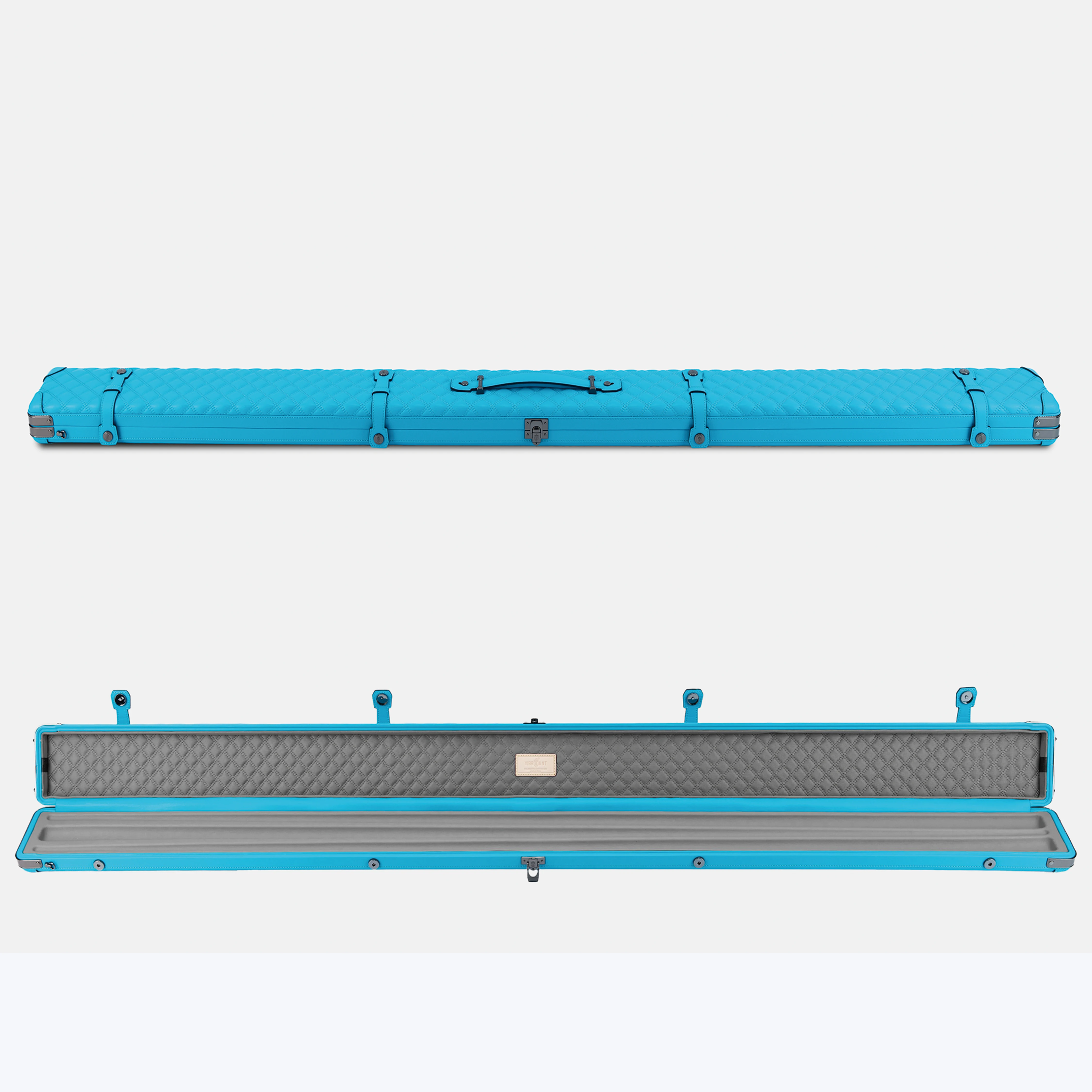 Liittle Fragrance 3 Slot Straight One Piece Snooker Cue Case Chalk Case for Professional Player