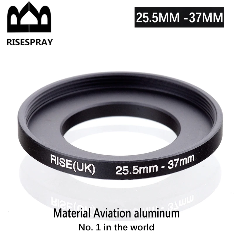 Original RISE(UK) Metal 25.5MM-37MM 25.5-37MM 25.5 to 37 Step Up Filter Ring Adapter