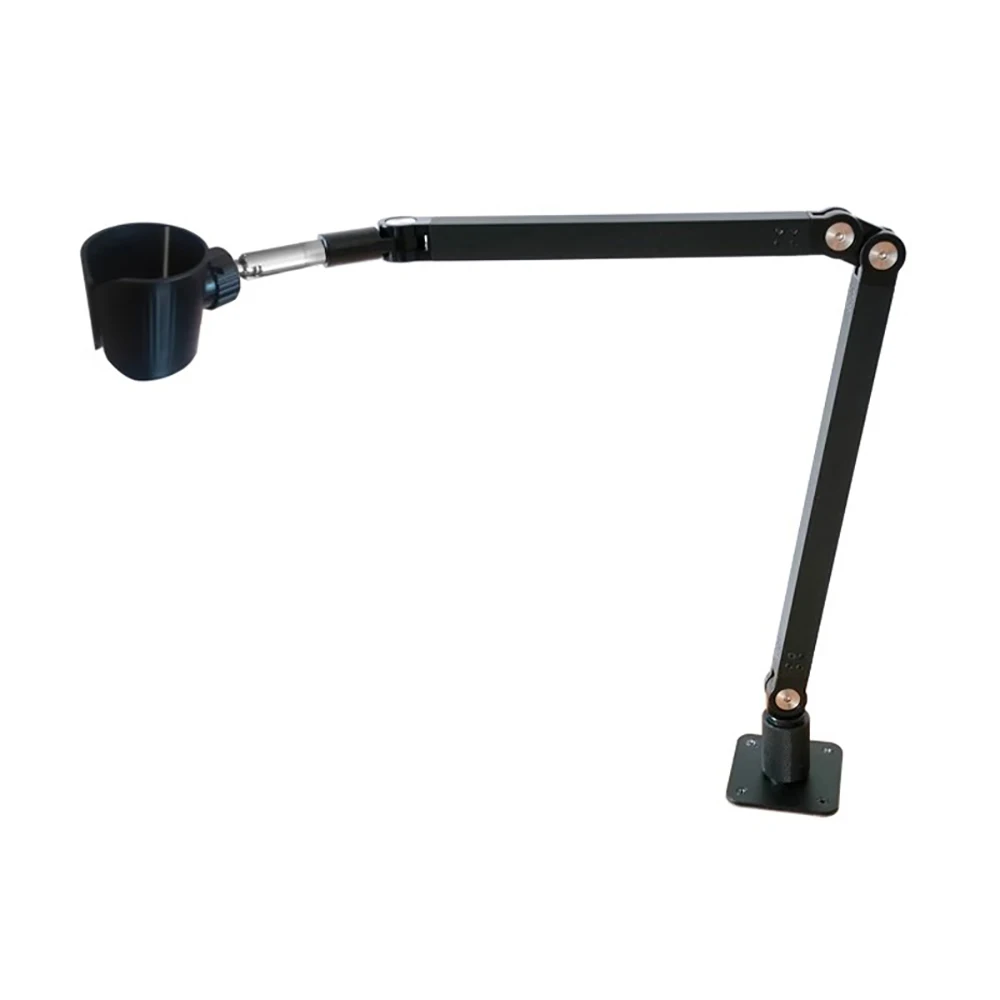 Universal Hair Dryer Holder with Multi-Axis Adjustable Foldable Arm Clamp