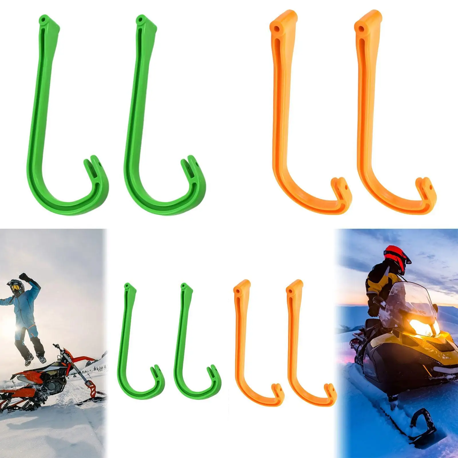 Ski Loop Handle Pair, Direct Replacement Kit for Snowmobile Model 3639-781