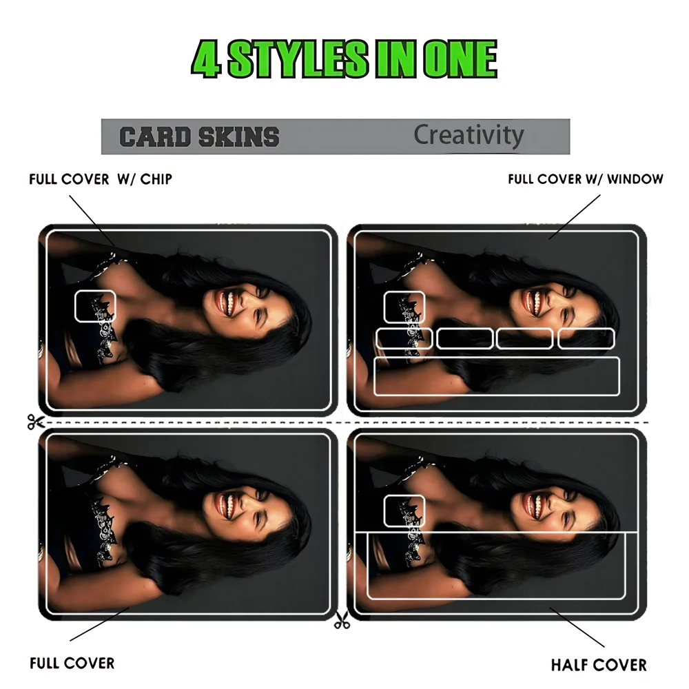 Selena Quintanilla  Stickers Cartoon Decorative Small Waterproof Chip 4PCS Card Sticker New Anti-Scratch