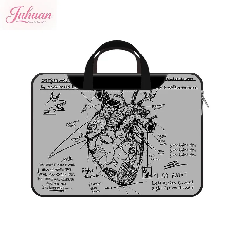 

Daily commuting personality portable messenger leather computer bags for men and women 17/16/15 inch notebook liner bags