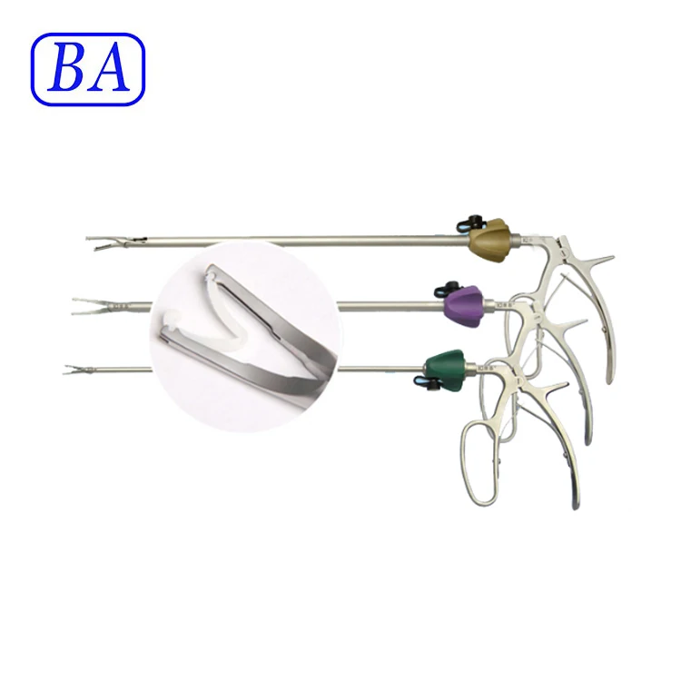 Surgical Hem-o-lok ligation system clip applicator with clip