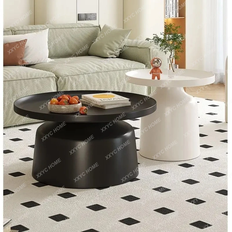 

Q Modern Geometric Small Coffee Table | Minimalist Corner Table, Stylish & Functional for Sofa & Bedside Use FT