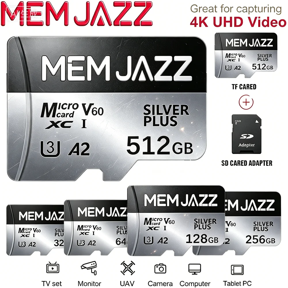 Tarjeta SD de Alta Velocidad 32GB/64GB/128GB/512GB, Tarjeta de Memoria Micro TF U3 V30 para PS Vita, Switch Lite, Transferencia Rápida de Datos
