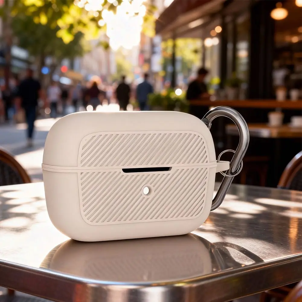 Silikon-Kopfhörerhülle, staubdicht, mit Karabiner, Ladebox-Hülle, bunt, Anti-Drop, für Anker Soundcore C50i