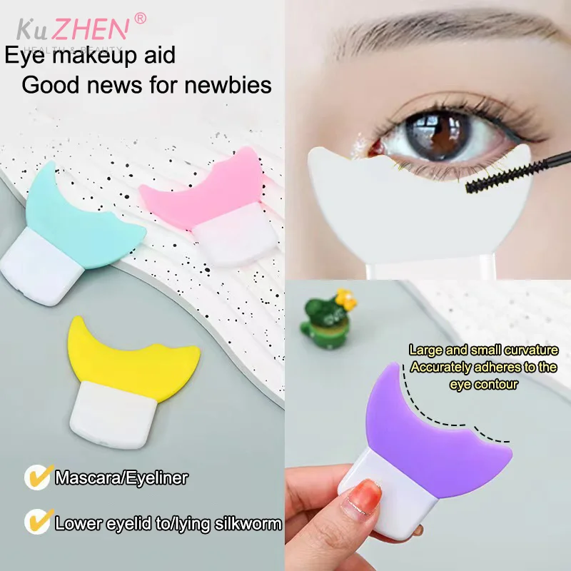 Multi-Functional Eyeliner Stencil Wing Tips Eyeliner Aid Drawing Lipstick Wearing Aid Reusable Makeup Tools Auxiliary Artifact