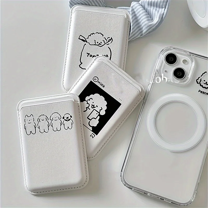 

Кошелек MagSafe Сильный магнитный кошелек для iPhone 17, 16, 15, 14, 13, 12 Pro Max, держатель для карт серии, магнитные кошельки для телефонов