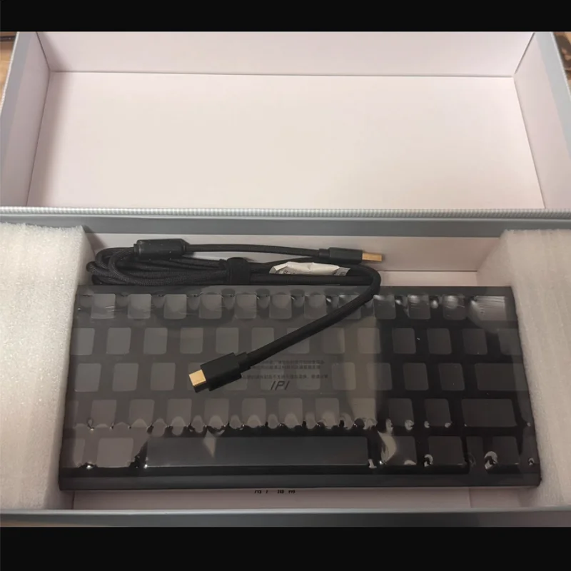 Ipi Rain65 M Pro II لوحة مفاتيح من سبائك الألومنيوم ذات محور مغناطيسي باستخدام الحاسب الآلي مع أغطية مفاتيح محفورة جانبية Pbt ودقة Rt0.01 #2