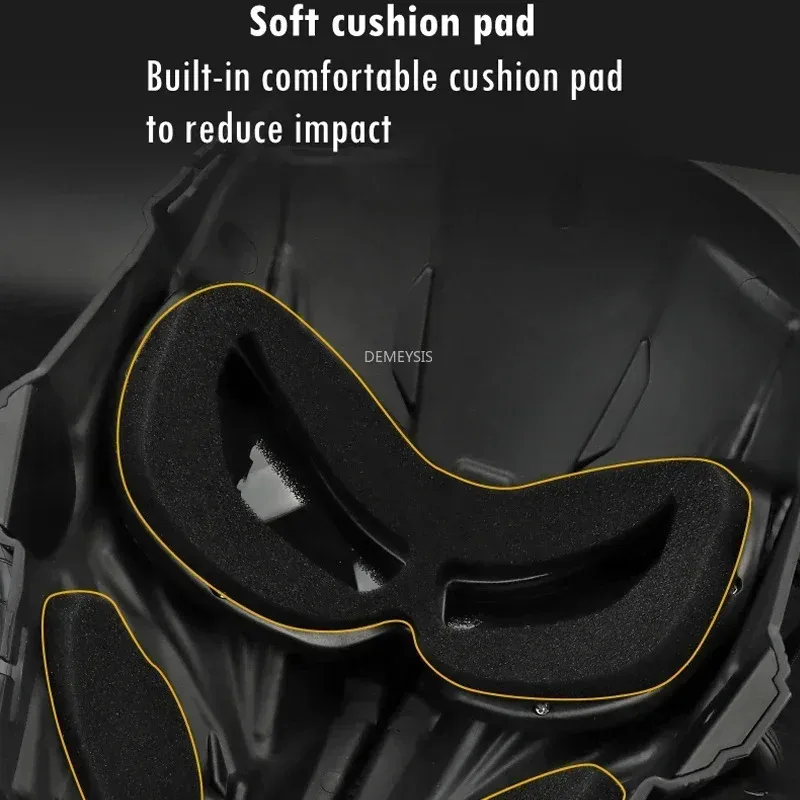 Masker Pelindung Olahraga Permainan Perang CS Paintball Airsoft Bernapas Taktis untuk Berburu dan Menembak Aksesori ir;l5