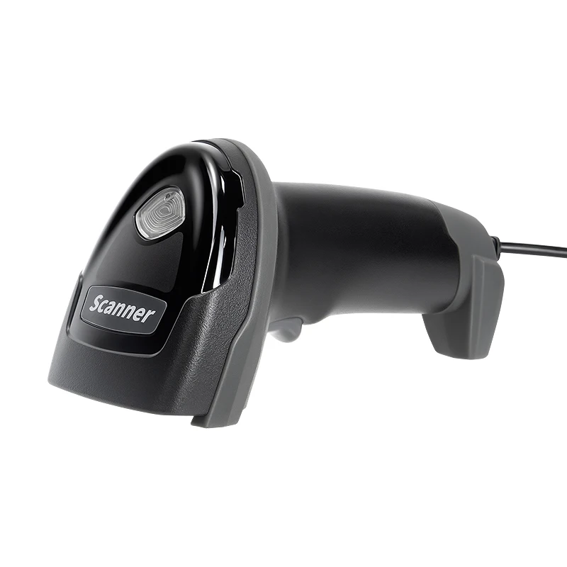 HS-27 Wired for Bluetooth 2D/QR Code Barcode Scanner Auto/Manual Scan Modes USB&COM Interface Charging Dock in Stock
