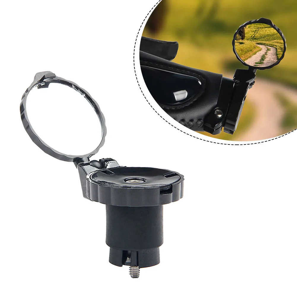 Bicycle Rearview Mirror Rear End Cover 360 Degree Adjustable End-plugs With/without Light Road Bike Handlebar Mirror Accessories