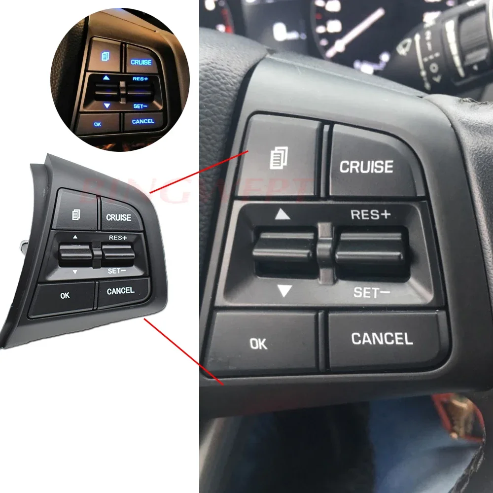 Right Side For Hyundai Creta Ix25 1.6L/2.0L Cruise Control Buttons Remote Control Steering Wheel Button Switch