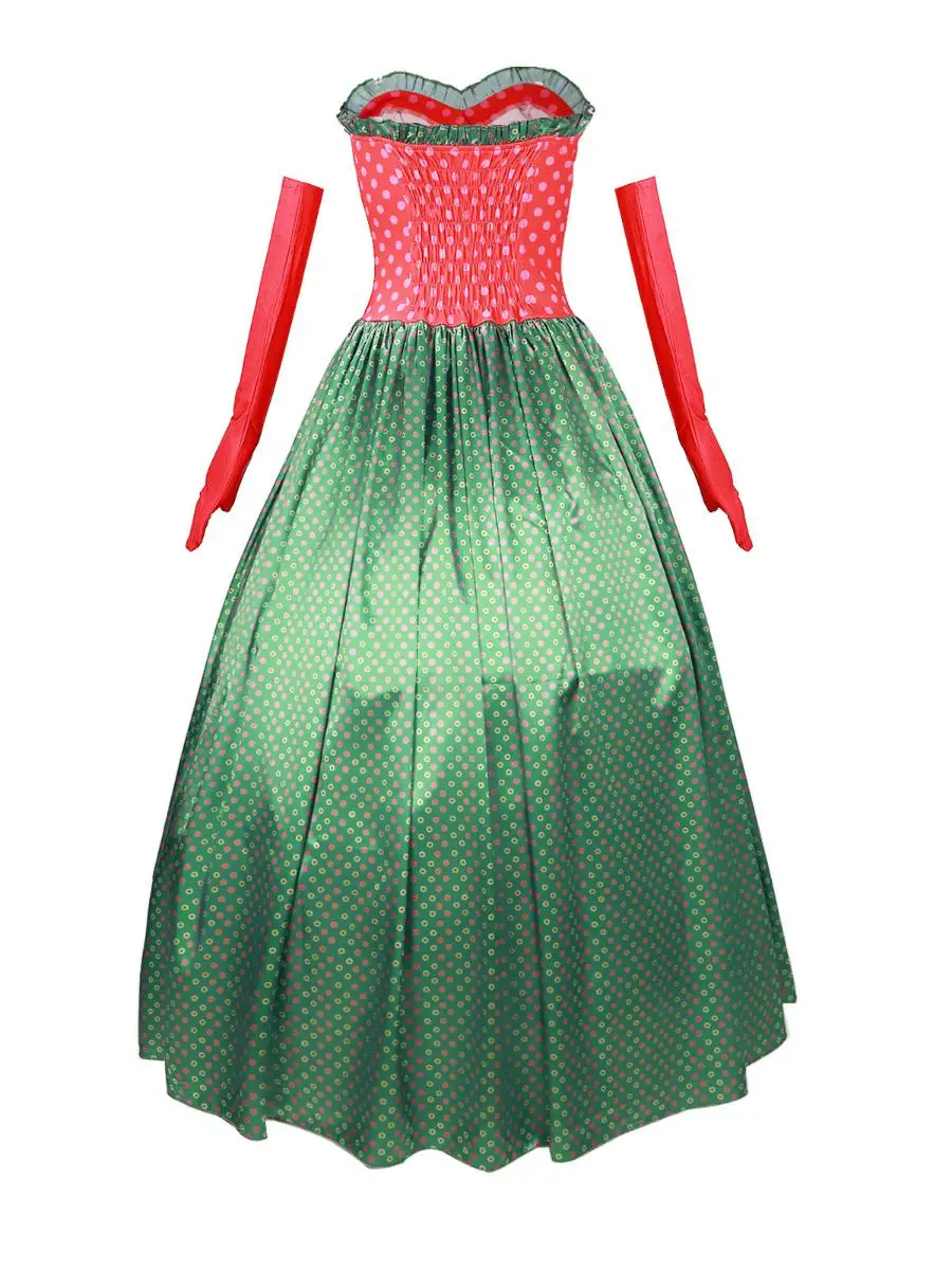 Nouveau Costume de mascarade Martha Role-plang Cisas loween Cosplay vêtements de Performance sur scène matériau en Polyester