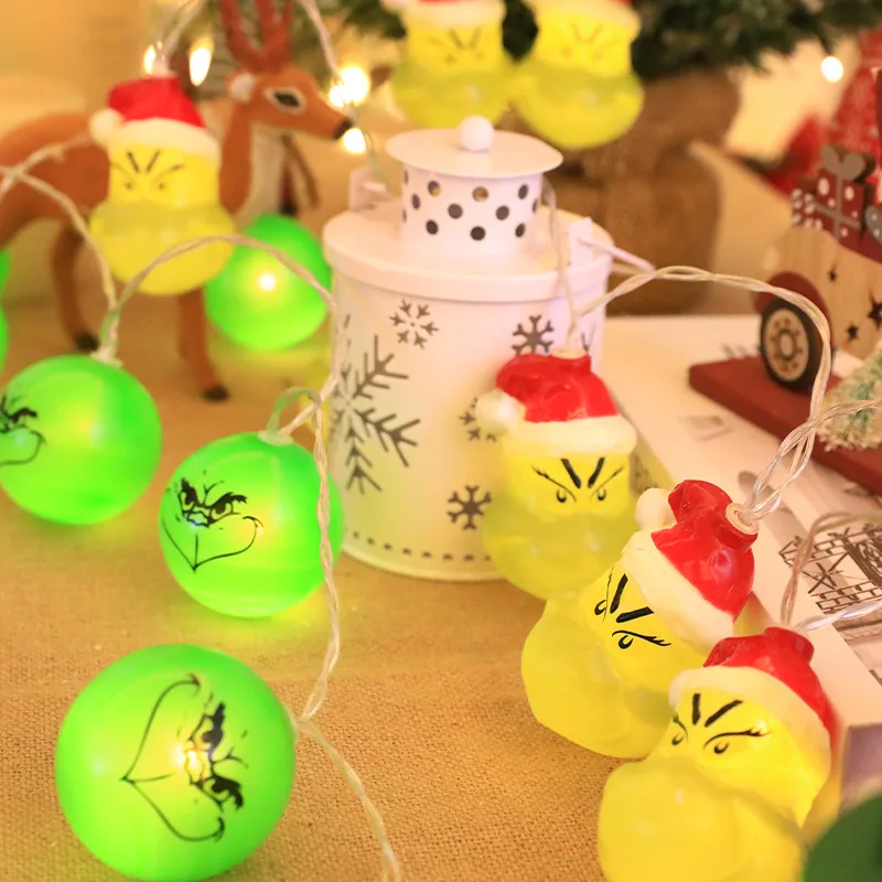 2025 New LED String Light Xmas Elf Christmas Ornaments Tree Decor for Xmas Party Decorations Indoor Home Hanging Lights