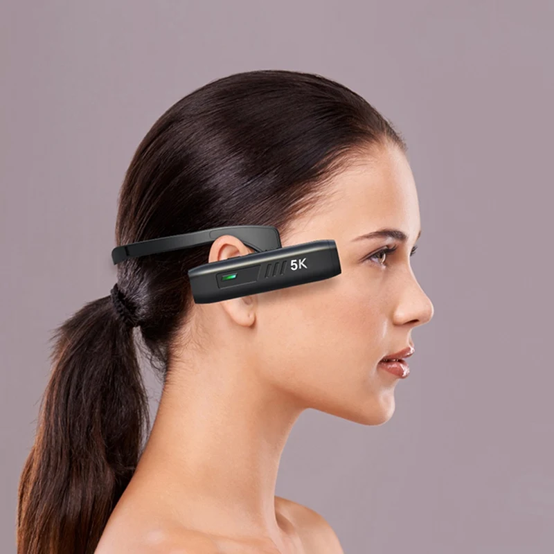 5K Head Mounted Camera Wearable WiFi Video Camera Camcorder Webcam 30MP Anti-shake IPX5 Waterproof Head Mounted Camera