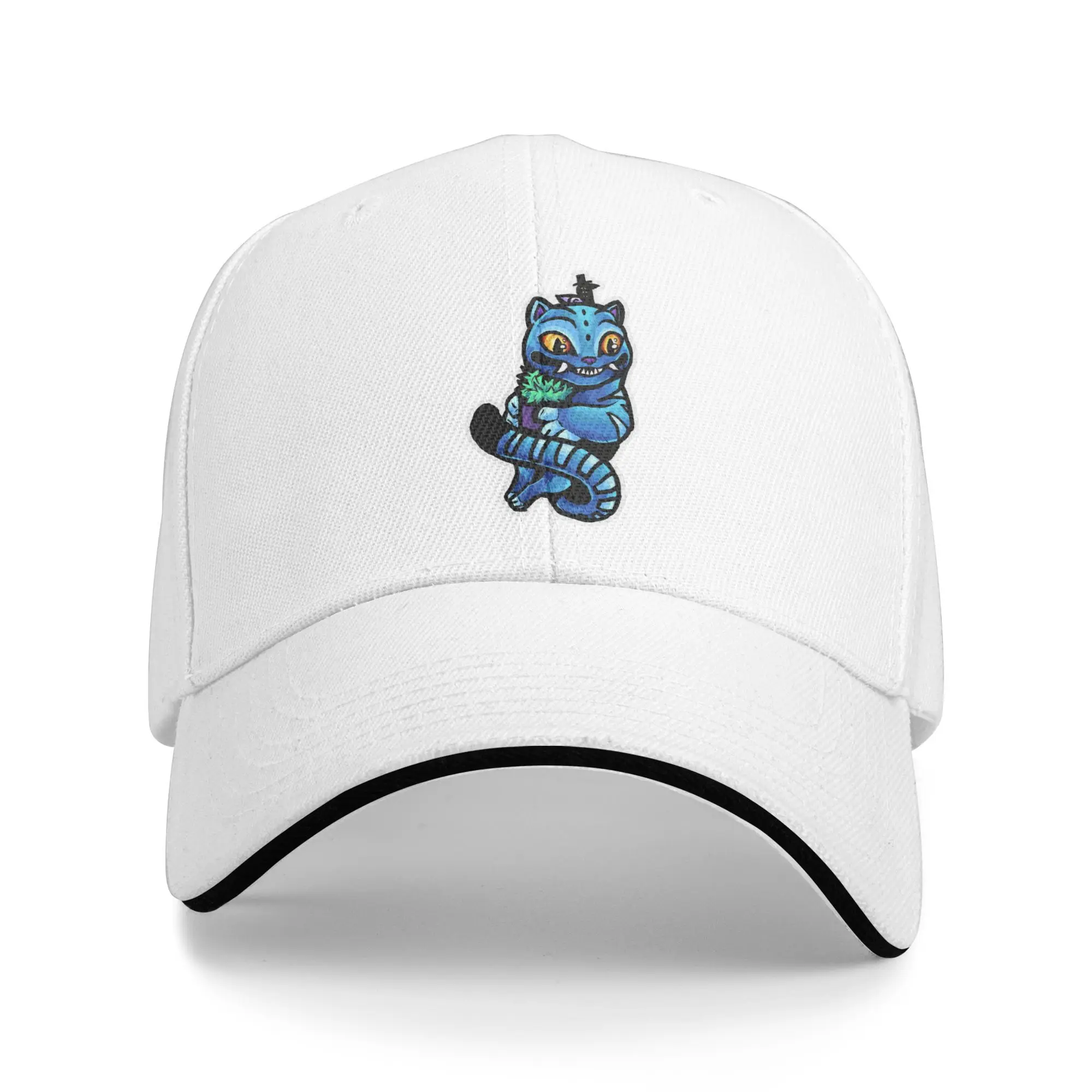 

Summer Derpy Tiger And Bird Huntrix Anime Baseball Cap Kpop Rock Streetwear Design Sun Trucker Hat Unisex-Teens Baseball Caps
