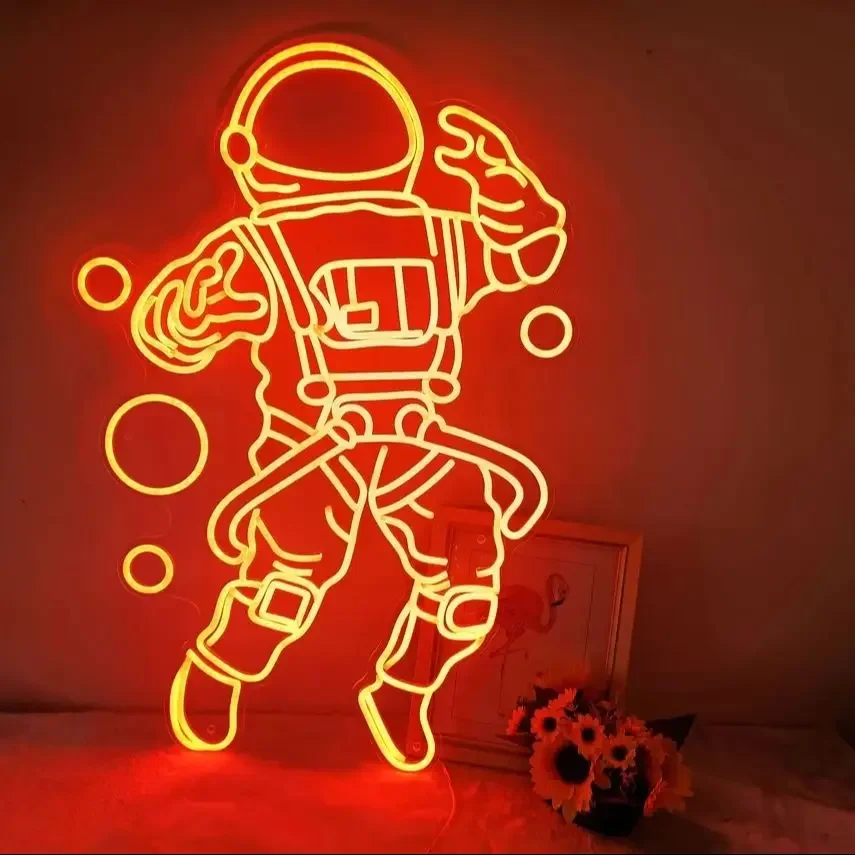 

Astronauts Neon Sign ,Spaceman Custom Neon Sign Gaming Room Aesthetic Room Decor Wall Decor Decoration Mariage