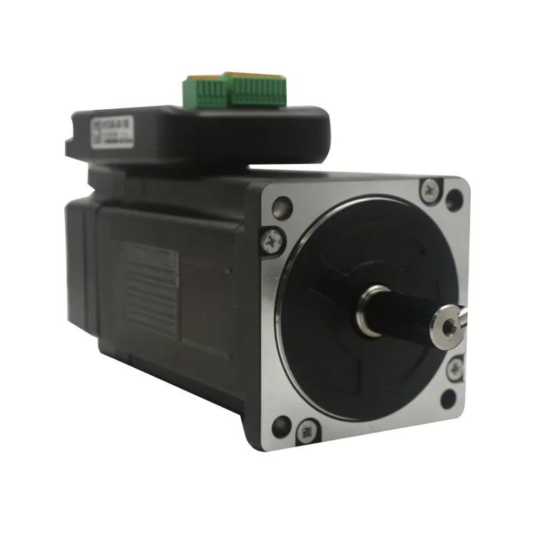 IHSS86-80-100 Input Voltage 260VDC Axis Length 38mm 9.8N.m 2Phase Hybrid Integrated Closed-Loop Stepper Motor Driver
