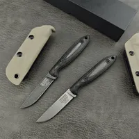 ESEE Knife D2 Fixed Blade Carrying Knife Linen Handle with Sheath EDC Outdoor Tactical Knife Camping Survival Hunting Tool