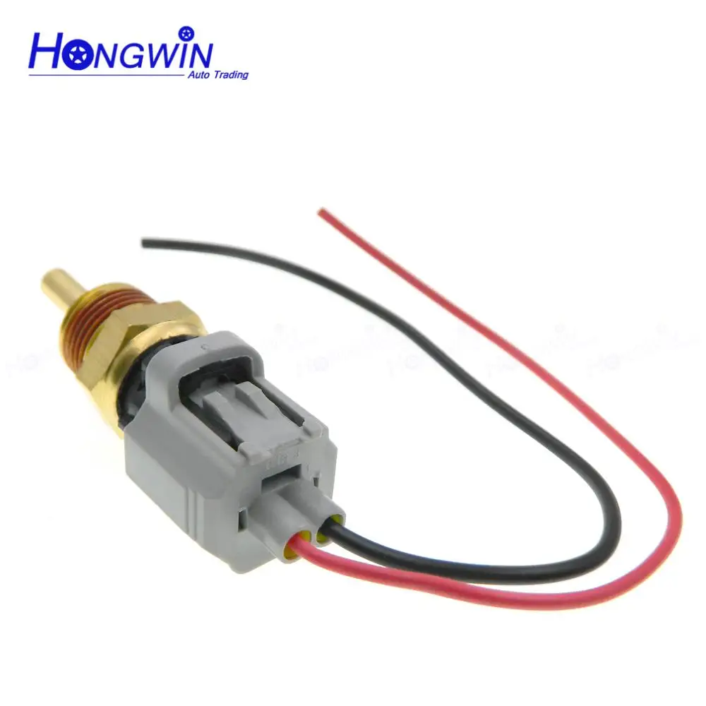 Coolant Water Temperature Sensor With Plug Connector Fits Hyundai Sonata Mitsubishi Montero Chrysler Sebring 3922035710 MD17757