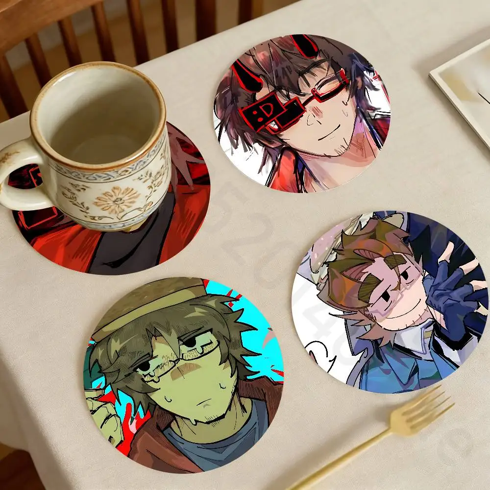 

007n7 Customizable Wooden Theme Desktop Heat Mats Home Decor Coffee Mug Coasters For Office Restaurant