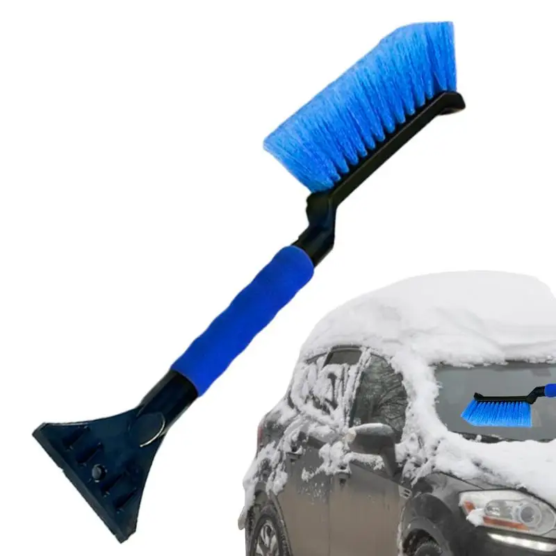 Winter Detachable Car Snow Sweeping Shovel with EVA Foam Handle Auto Cleaning Brush Ice Scraper Remover Auto Windshield