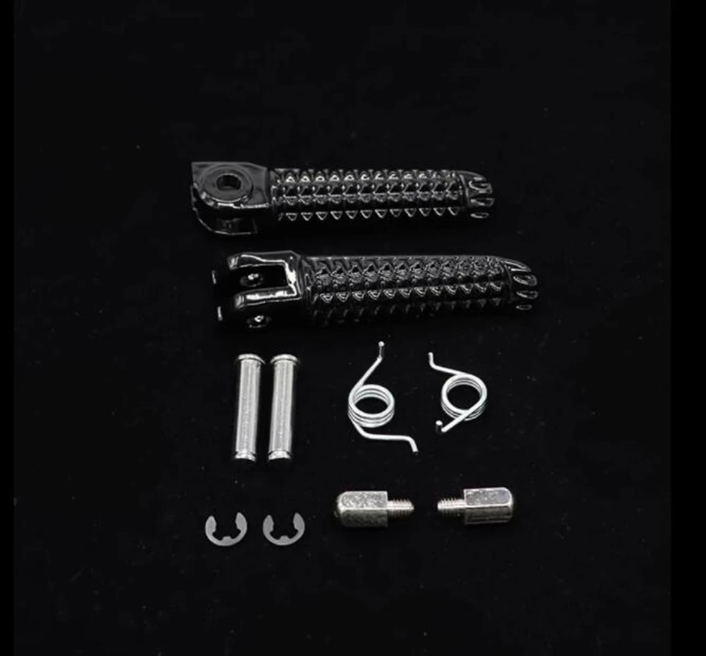 Front Rear Footrests Foot pegs For YAMAHA R1 R6 MT09 MT07 R3 R25 FZ1 FZ6 Motorcycle foot pedal spring