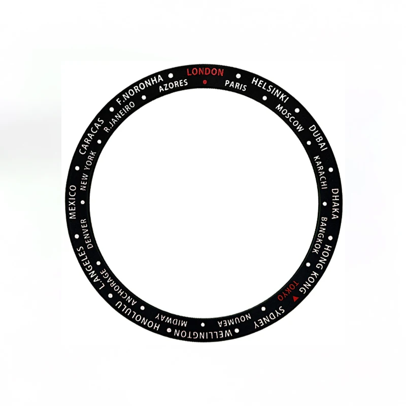 38mm x 31,5mm flache Mode Aluminium Uhr Lünette Einsatz passt skx007 skx009 srpd Uhrengehäuse nh36 nh35 Uhrwerk Männer Uhren teile – Detail 7