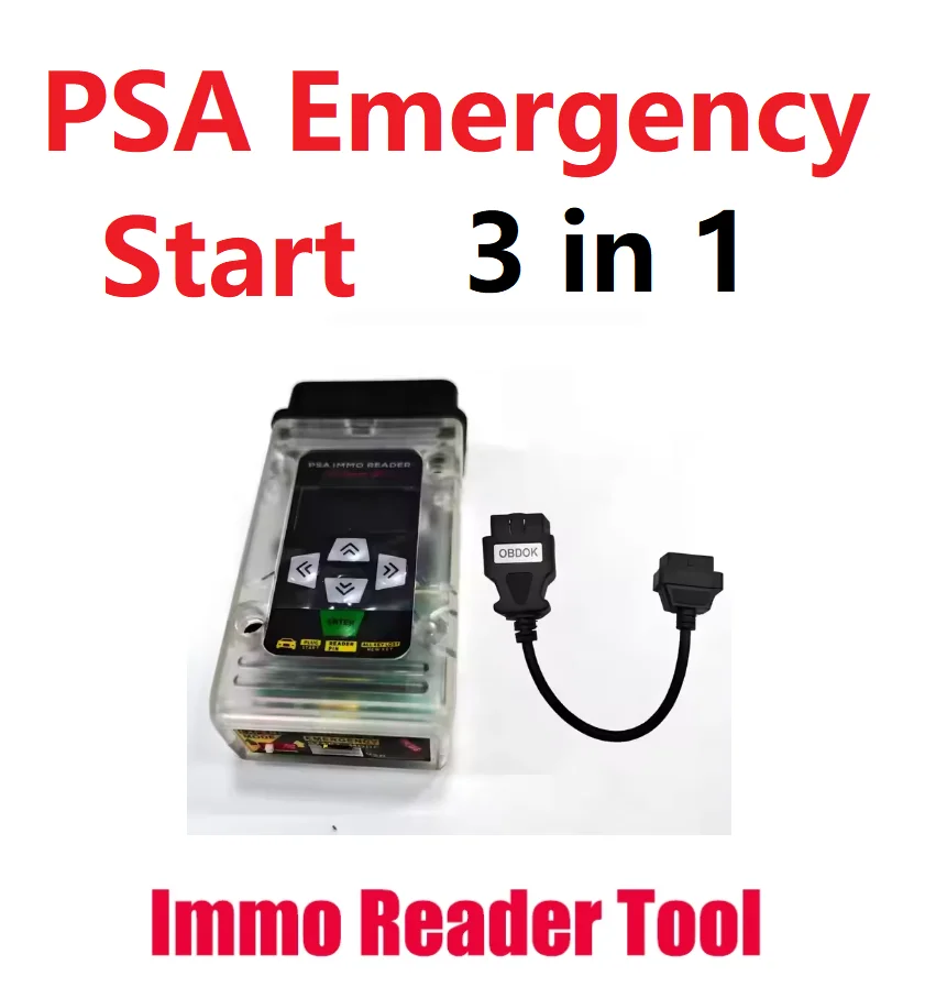 For PSA Emergency Start For PSA Immo Reader 3-in-1 For PSA Bypass for FIAT for BMW Reading PIN Code Key Simulator ProgramTool