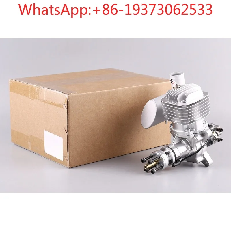 DLE61 Model Aircraft Engine Single Cylinder Two-stroke Side Exhaust Natural Air-cooled Hand Start 61cc Displacement