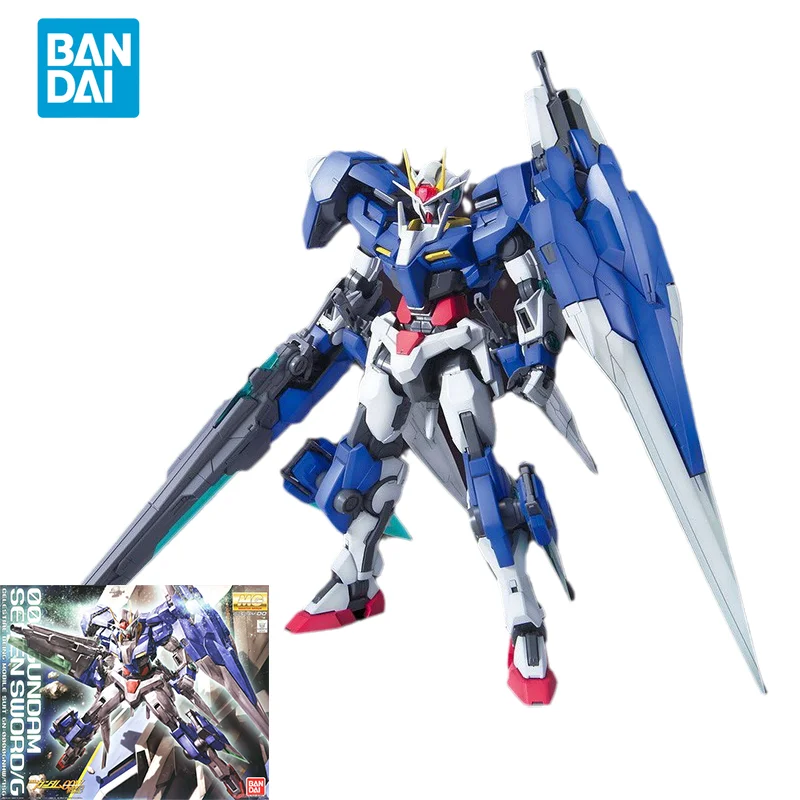 

Bandai Original GUNDAM Anime Model MG 1/100 00 GUNDAM SEVEN SWORD/G Action Figure Assembly Model Toys Collectible Gifts for Kids