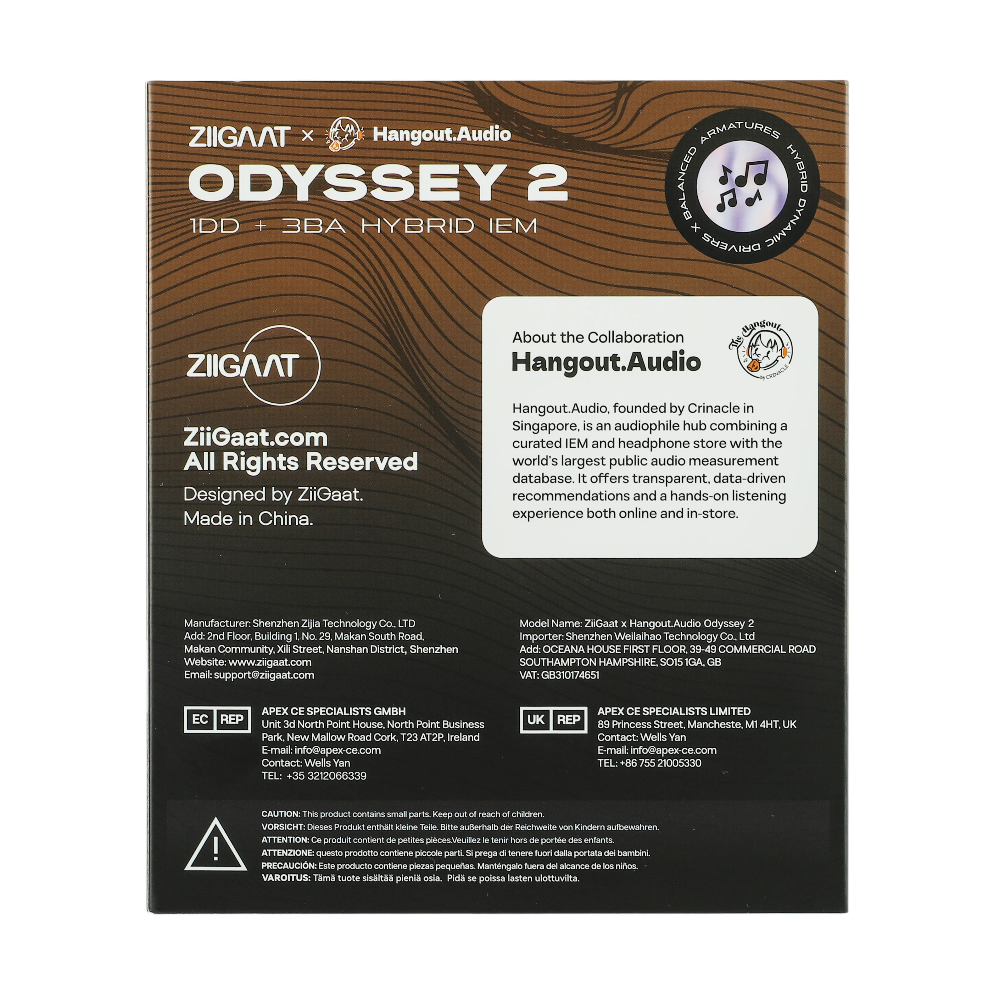 Linsoul ZiiGaat x Hangout.Audio: Odyssey 2 1DD + 3BA Hybrid-IEM-Kopfhörer mit echten Knowles Balanced Armature-Treibern – Detail 15