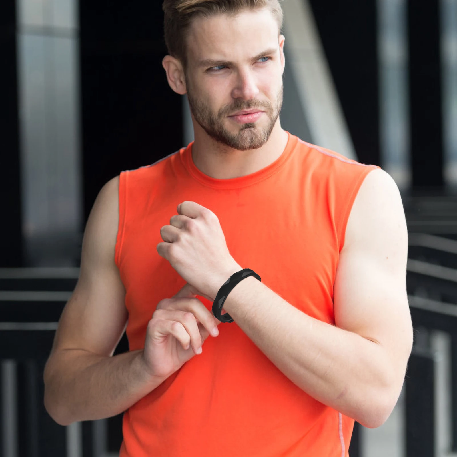 

2pcs Sports Bracelet Soft Silicone Electrostatic Discharge Wristband for Men Women Anti Static Waterproof Cooling