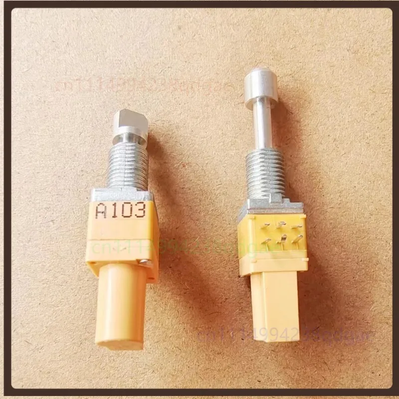 1PCS For Soundwell Taiwan 09 Type Push Pull Potentiometer B10K A10K Telescopic Rotary Adjustment Potentiometer 9.5*12*20mm 3g