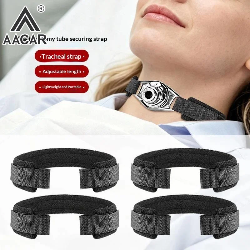 Tracheostomy Tube Collar Tracheostomy Tube Holder Hook And Loop Closure Reusable Tracheostomy Ties For Post Neck Surgery