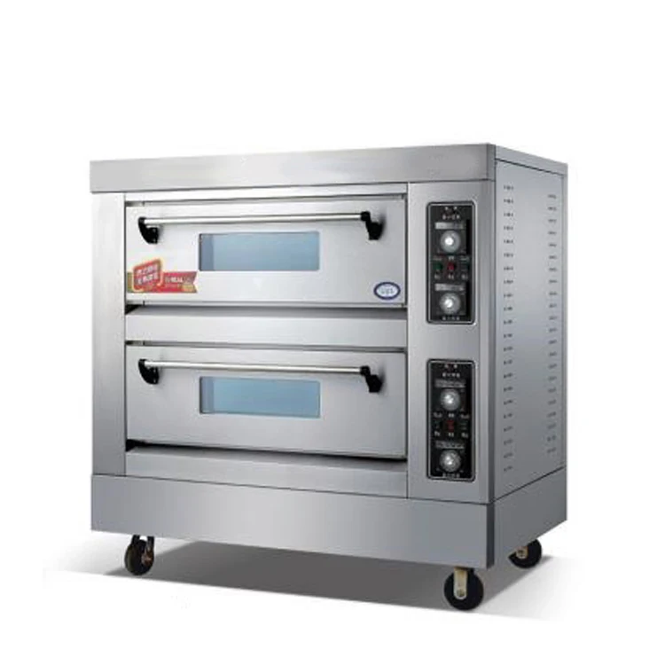 Forno per Snack per Pizza commerciale da appoggio a due piani elettrico con due camere indipendenti